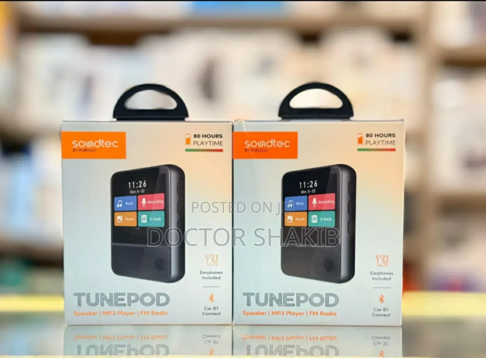High Performance Porodo Soundtec Tune Pod Multimedia Player