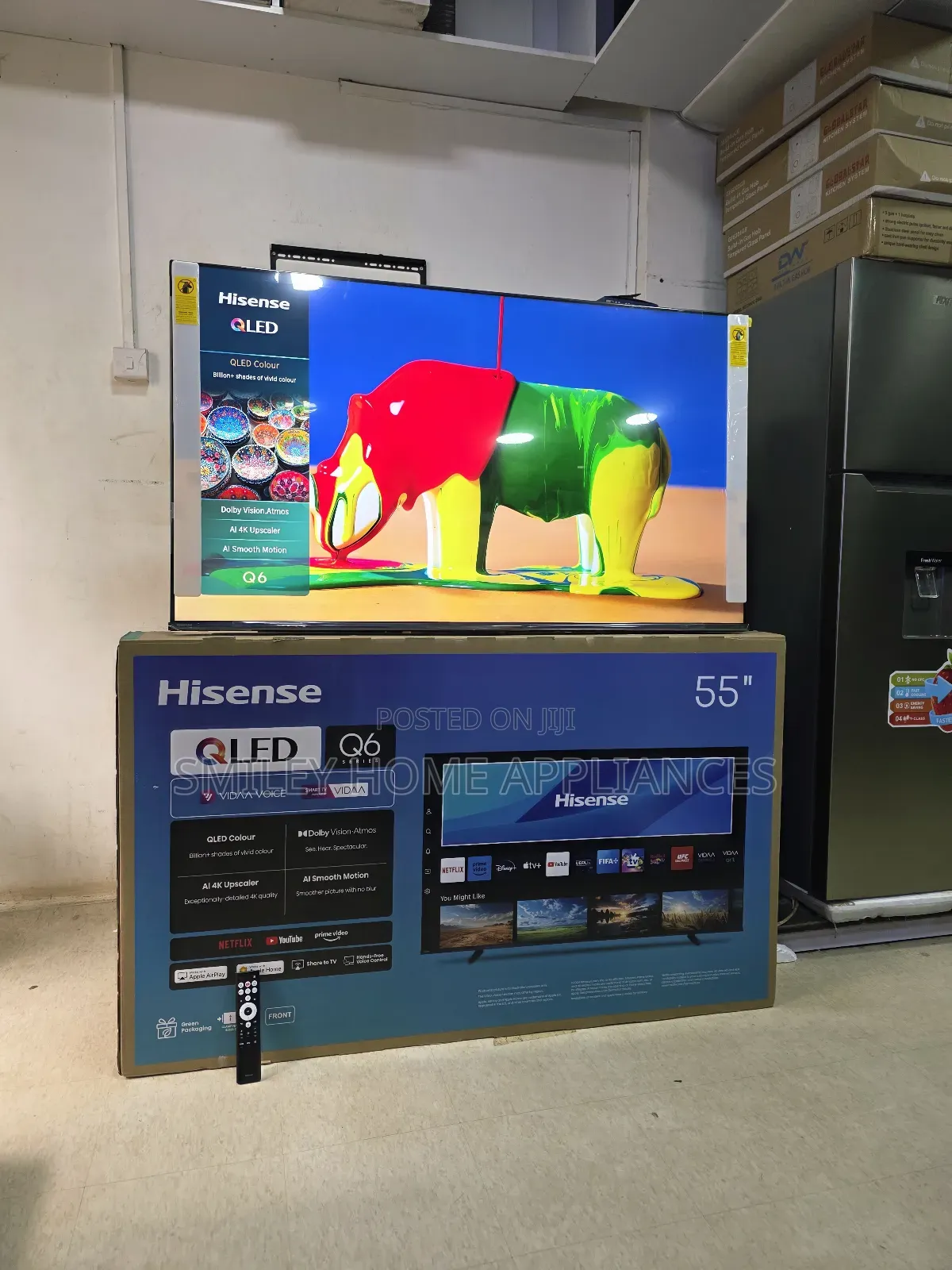 Q6 Series Hisense 55q6q 2025 Model Qled- Quantum Dot 55inches Tv
