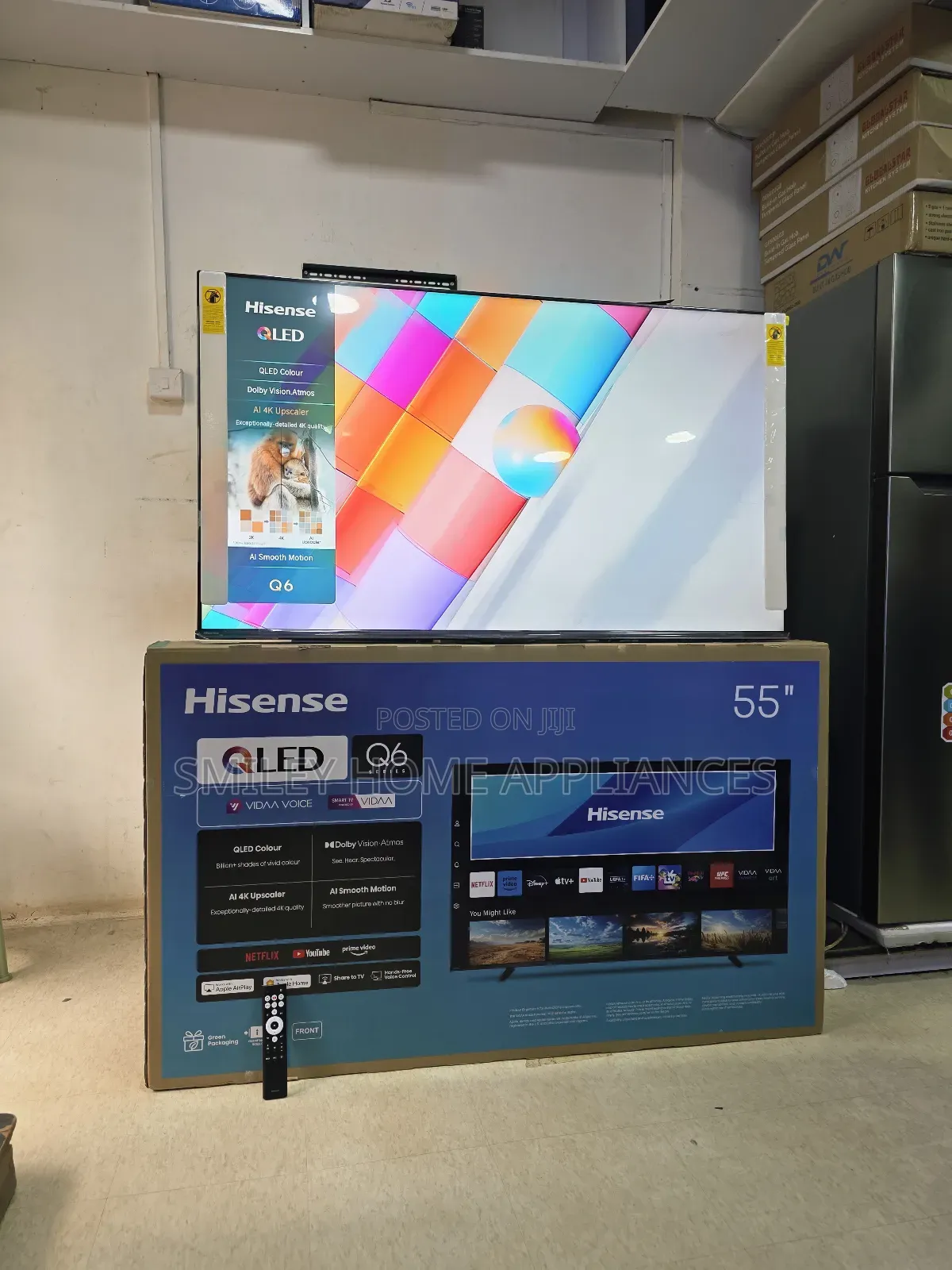 Q6 Series Hisense 55q6q 2025 Model Qled- Quantum Dot 55inches Tv