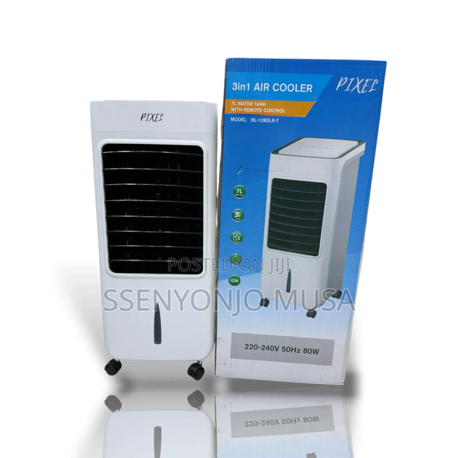 3in1 Air Cooler Pixel - 7l Water Tank, Remote Control