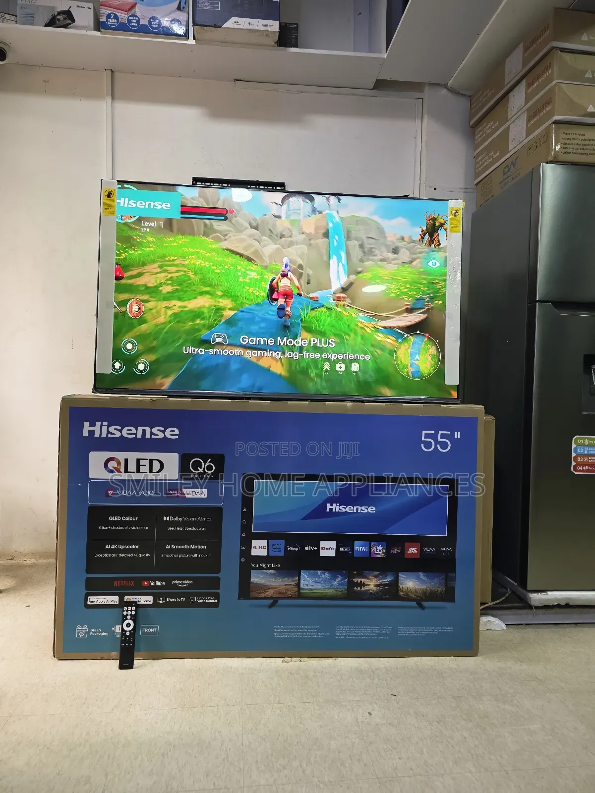 Lastest Brand New Hisense 55q6q Model Q6 Series 55inches Qled- Tv