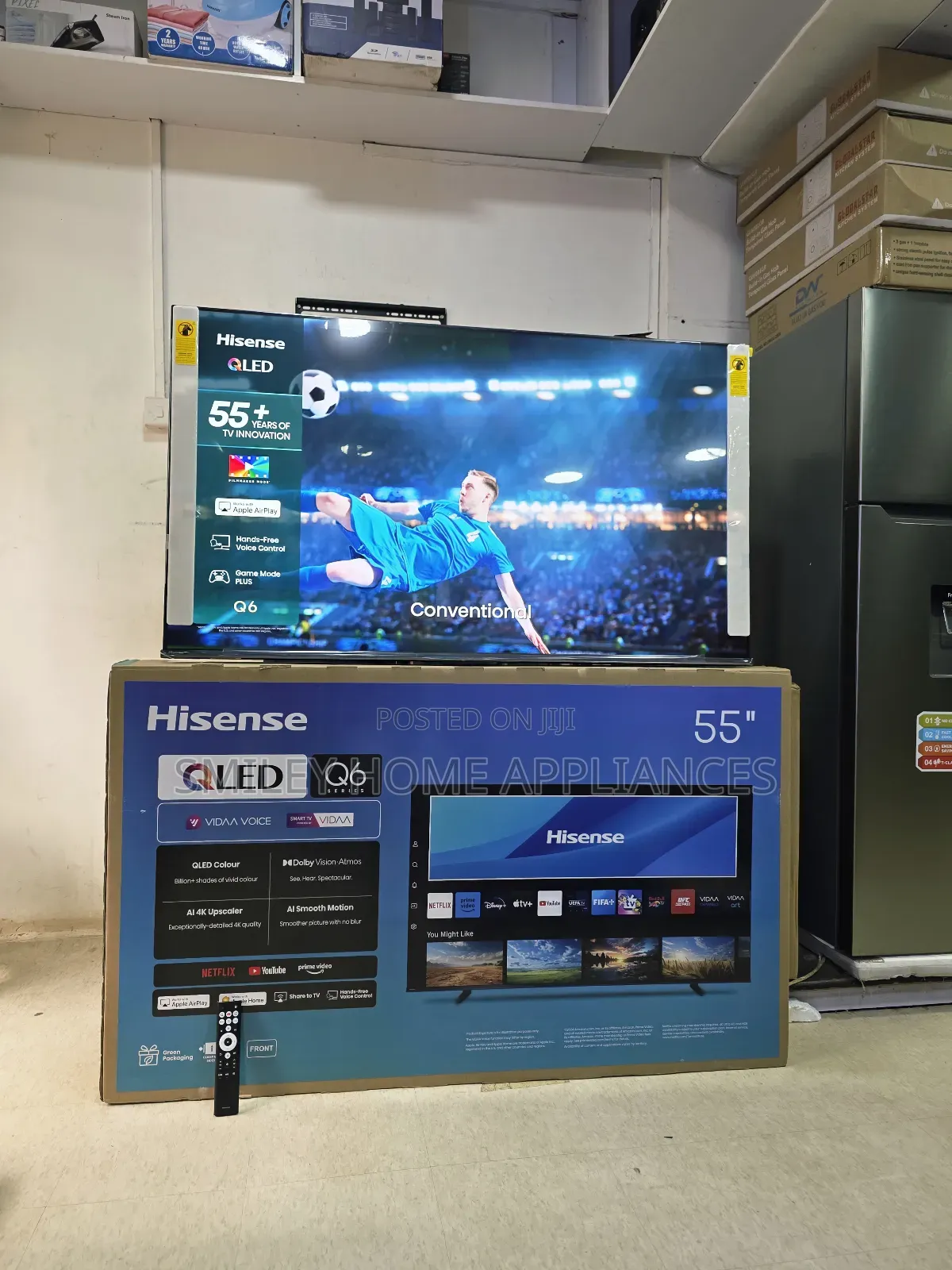 Lastest Q6 Series Hisense 55q6q 55inches Qled4k Quantum Dot Display Tv