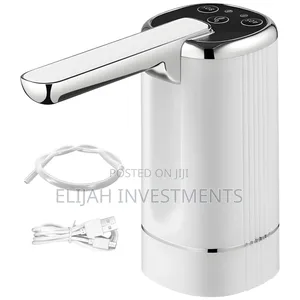 Automatic Water Dispenser Pump Black White.
