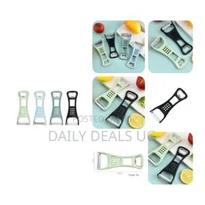 4 In1 Flat Blade Serrated Vegetable and Fruit Potato Peeler and Bottle