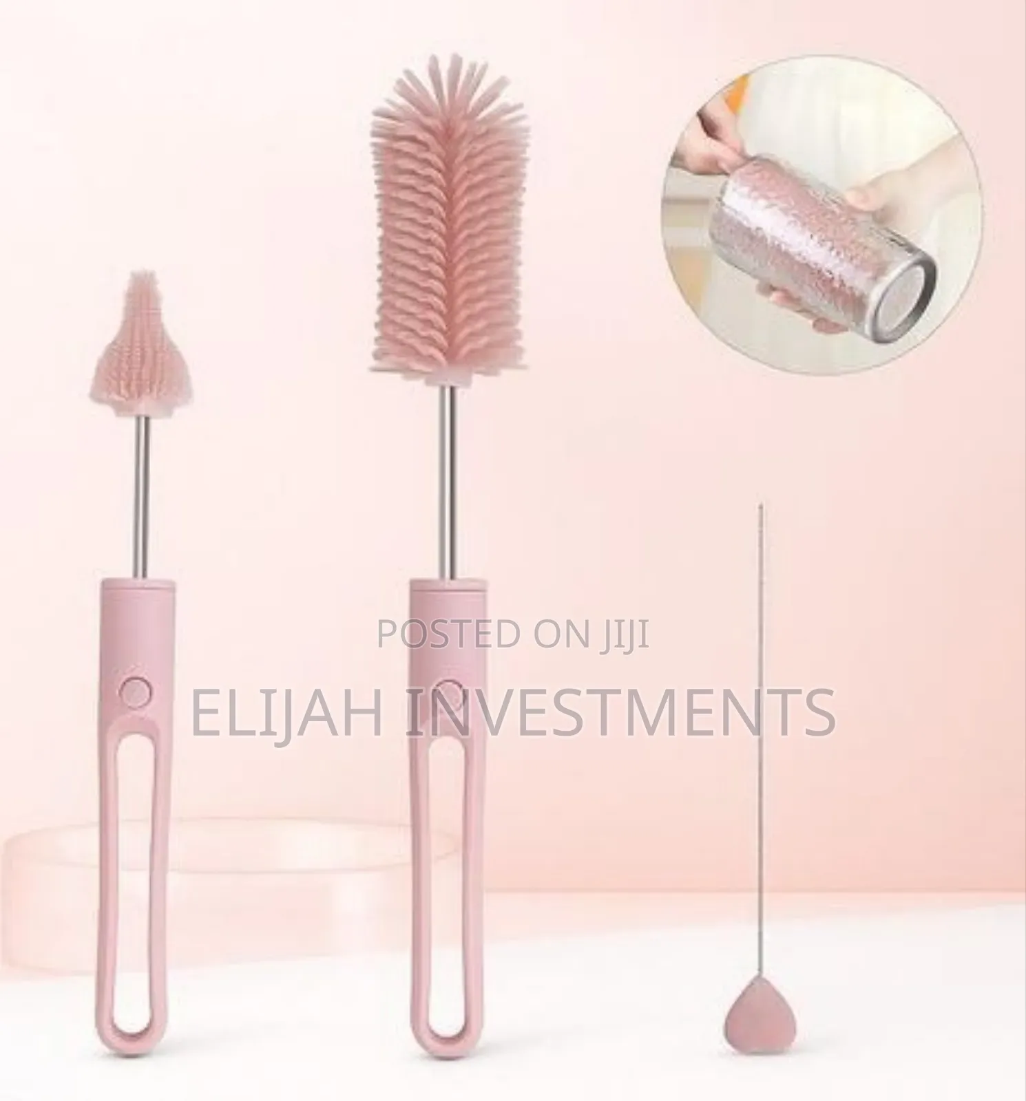 Silicone Bottle Brush Set
