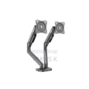 Double Arm Gas Strut Desktop Monitor Stand