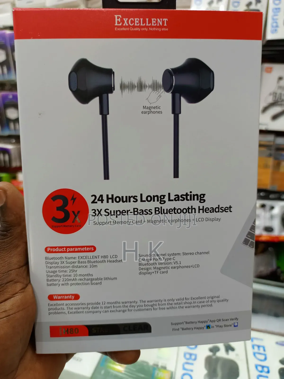Excellent 3x Super-bass Bluetooth Headset.