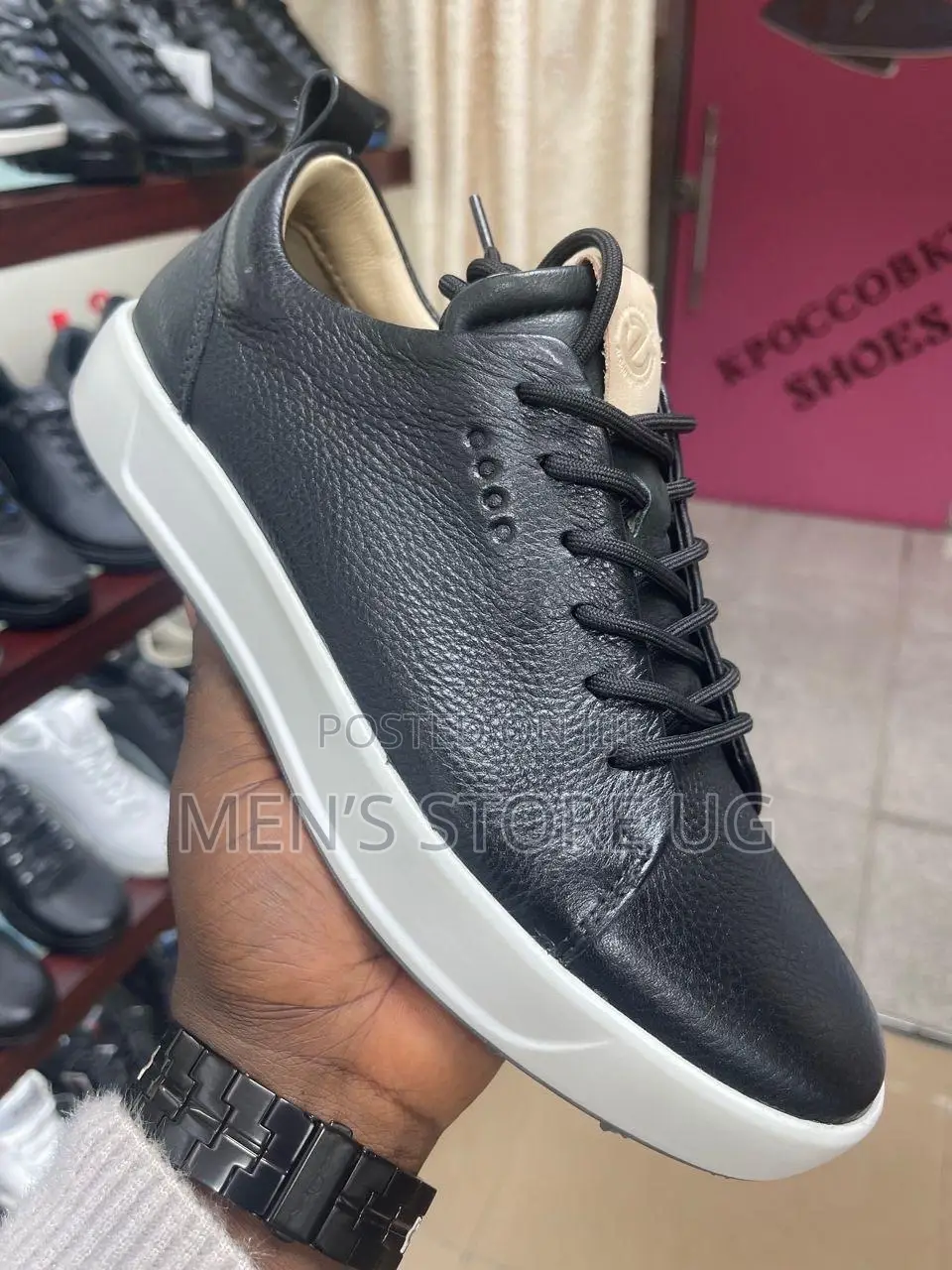 Ecco Men’S Premium Leather Shoes