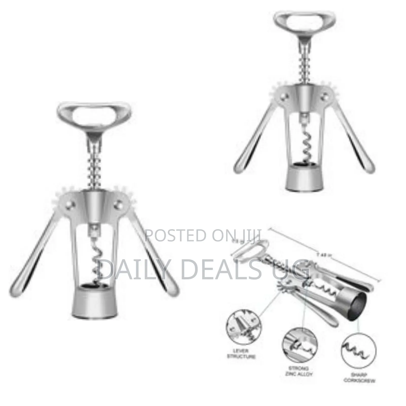 Mosaic All in One Wine Cork Screw Bottle Opener - Wine Opener, Wing