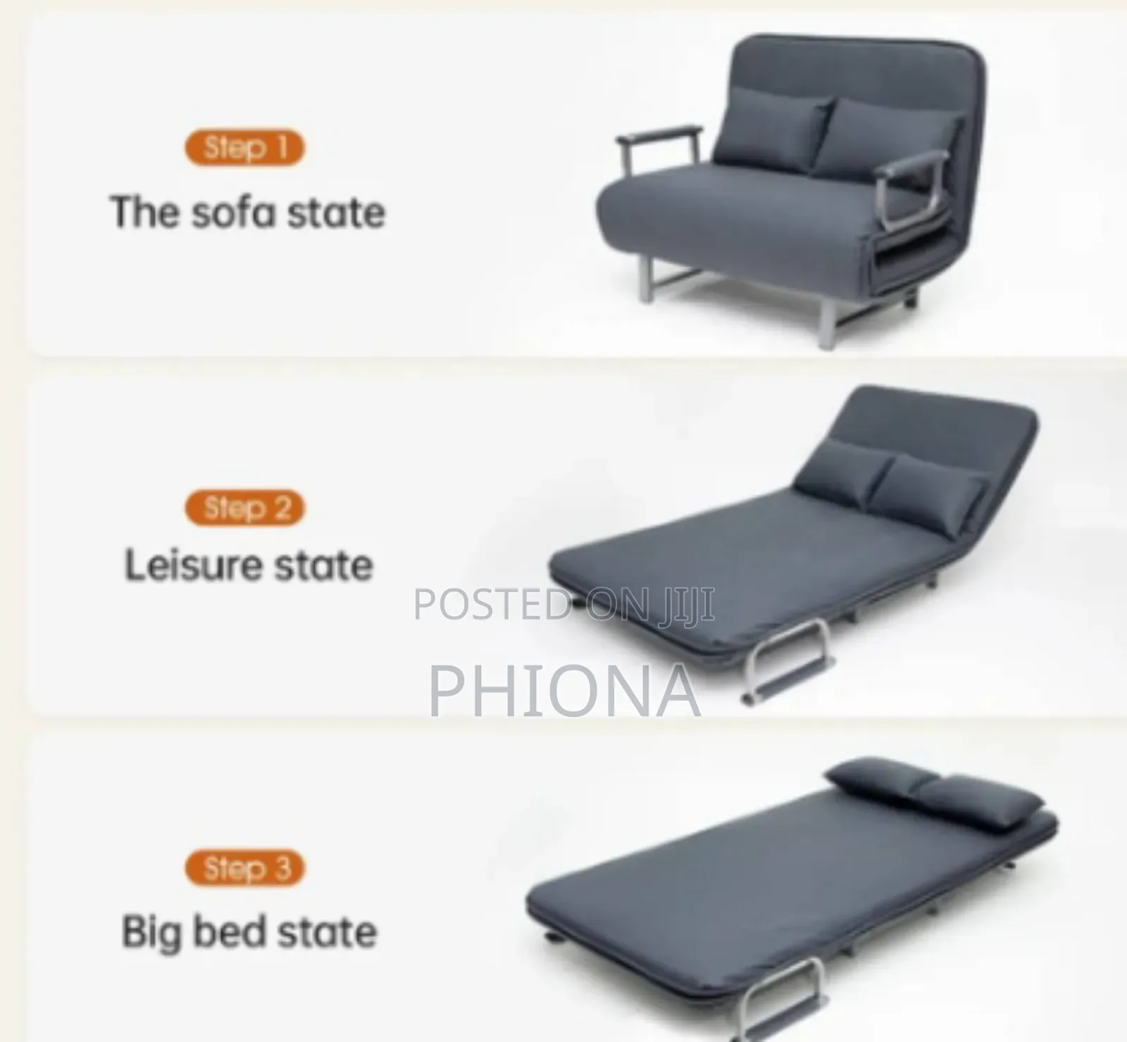 Multi State Switching Sofa 6by 6