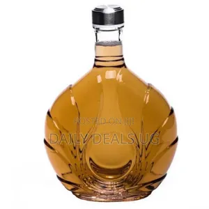 Whiskey Crystal Glass Cocktail Wine Decanter Bottle - Colourless