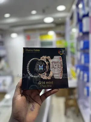 Hainoteko G14 Mini Smart Watch With Stylish Analog Watch