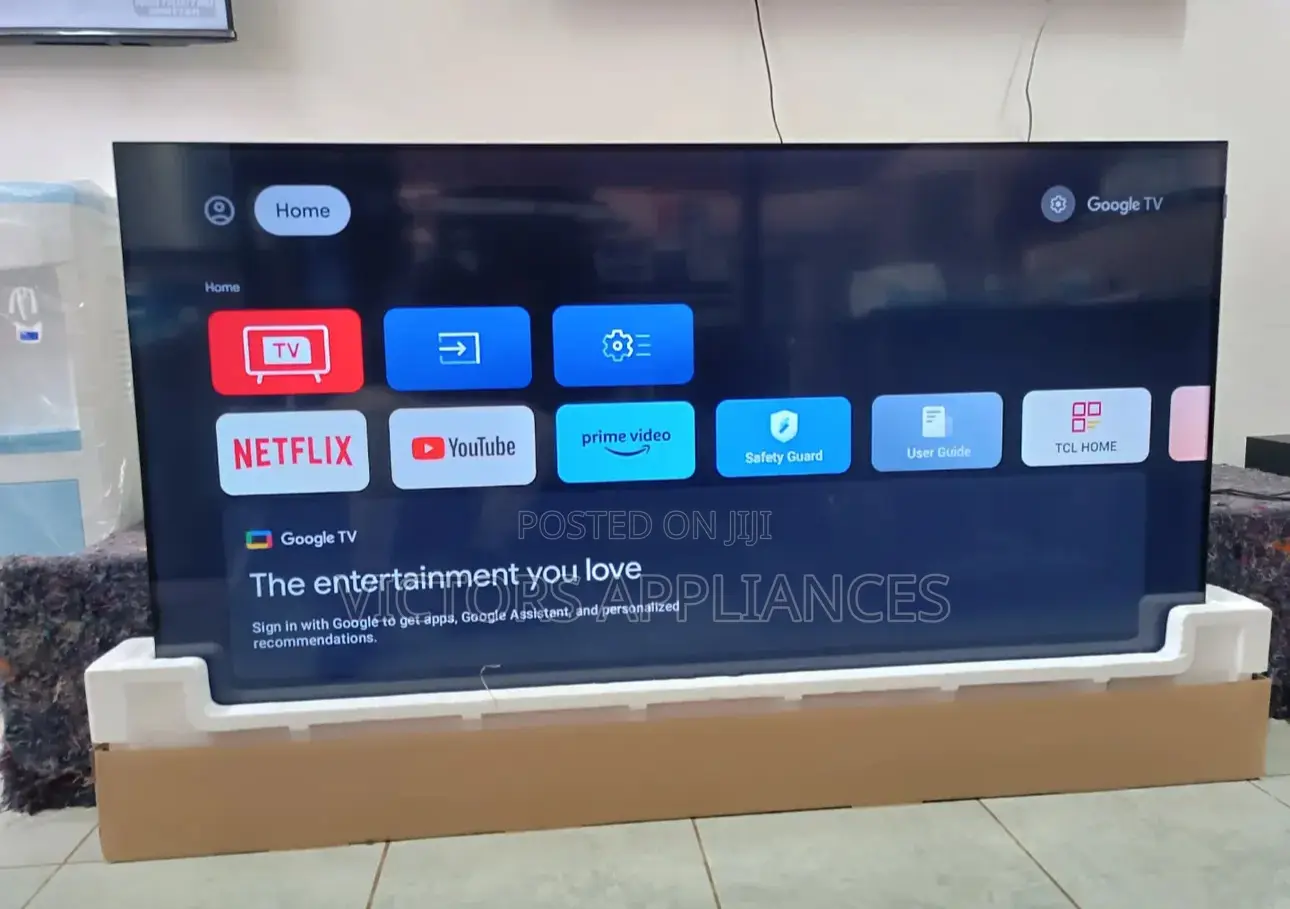 New Model TCL 65” Qled Google Smart Tv
