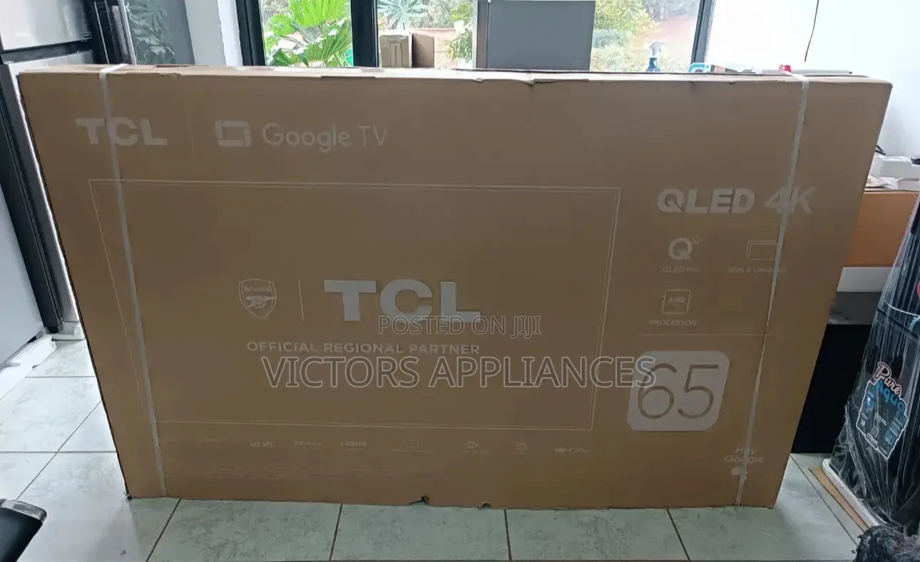 New Model TCL 65” Qled Google Smart Tv