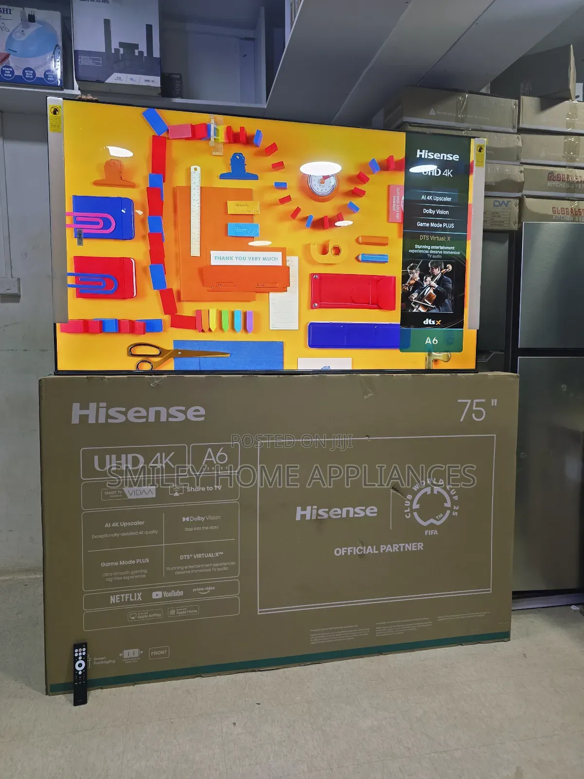 Hisense 75inches 75a6n/Q A6 Series Vidaa Smart Tv at 20% Discount Sales