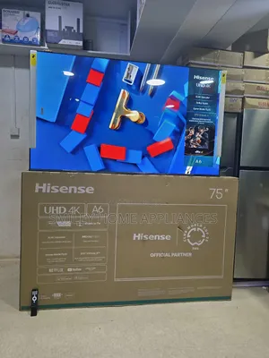 75inches A6 Series Hisense 75a6n/Q Vidaa Smart Ai Tv at 20% Discount