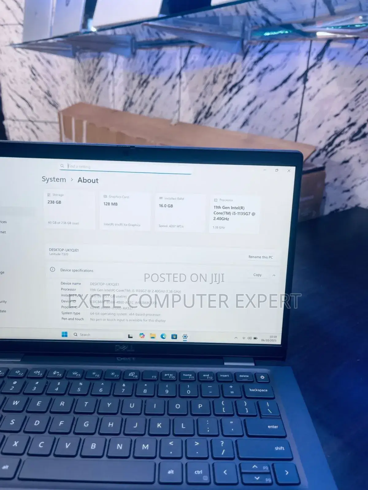 New Laptop Dell Latitude 7320 16GB Intel Core I7 SSD 256GB