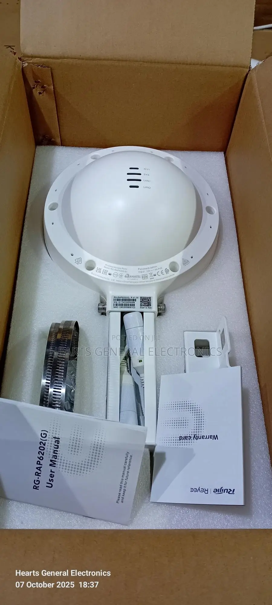 Ruijie Wifi 5 Rg-Rap6202(G)