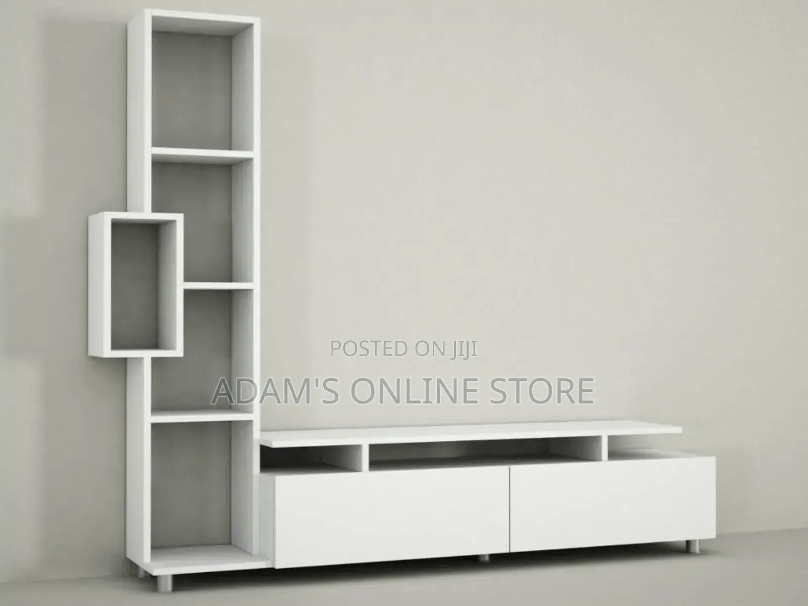 White Tv Stand Unit 180cm Length by 35cm Width