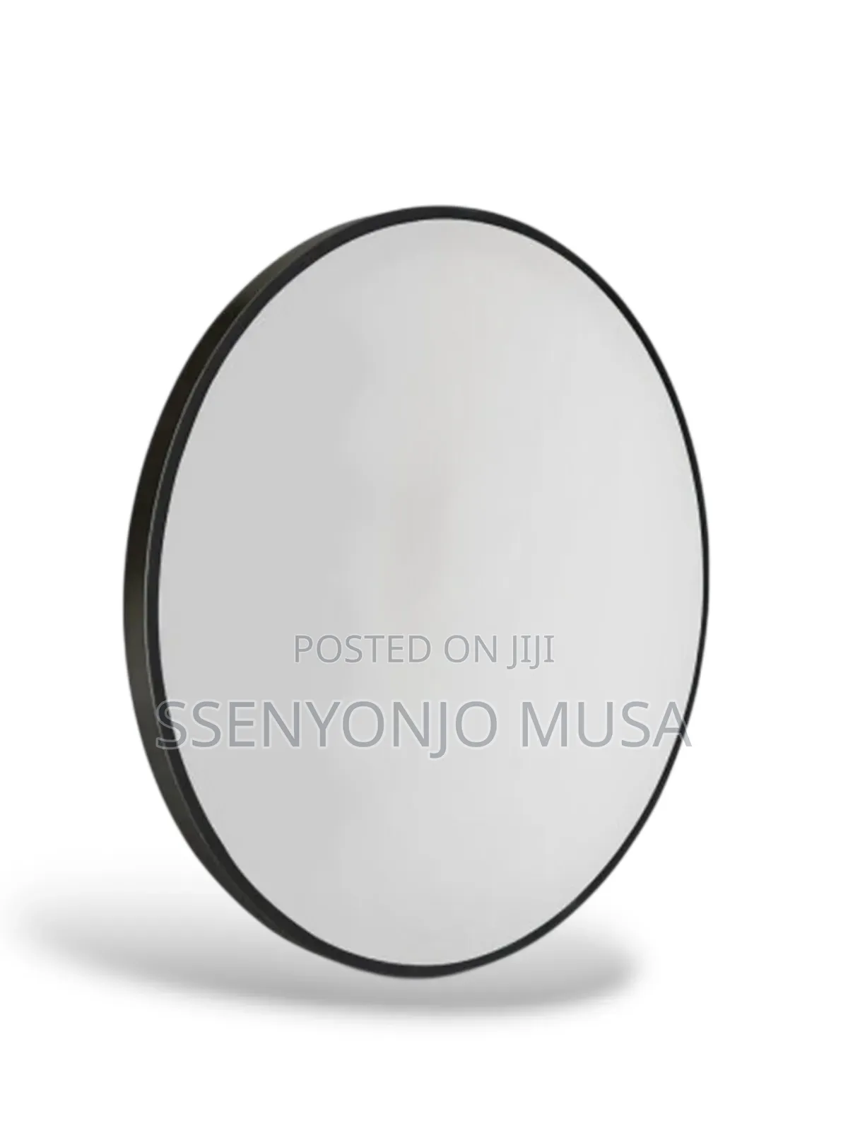 Modern Round Wall Mirror - 70x70cm/80x80cm, Frame, Large