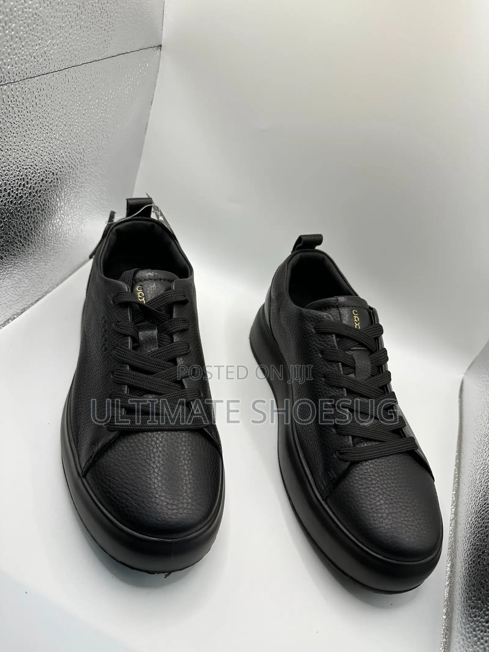 Ecco Leather Soft Sneakers