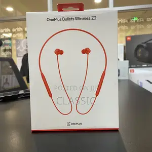 Oneplus Bullets Wireless Z3 – Bluetooth in-Ear Headphones (Orange)