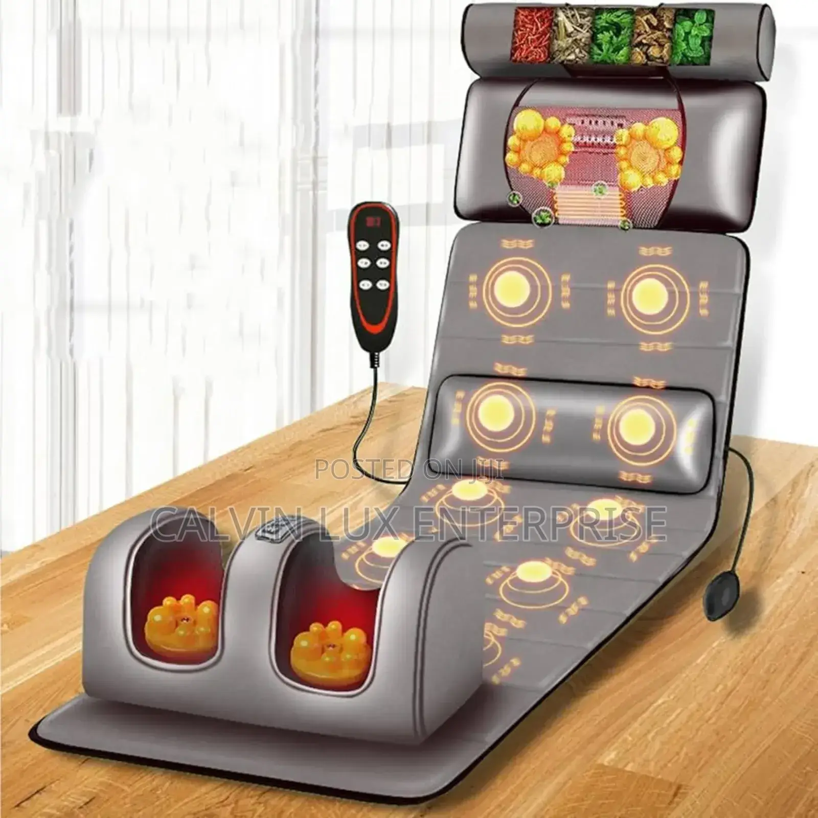Full Body Massage Cushion With Heat ,10 Vibration Motor Modes
