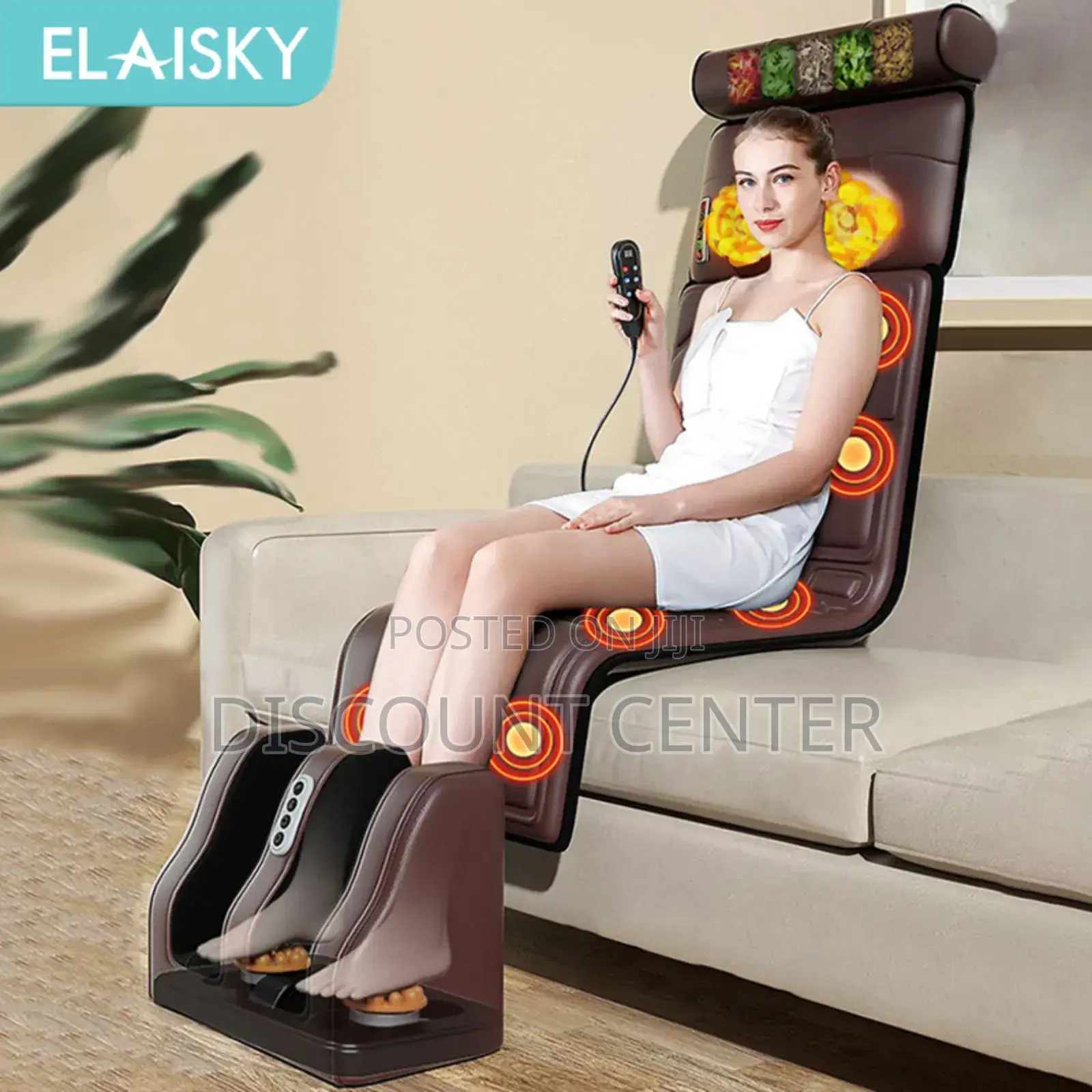 Full Body Massage Cushion With Heat ,10 Vibration Motor Modes