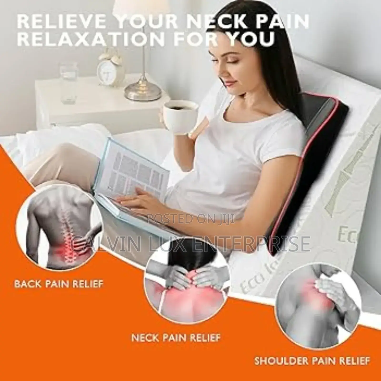 Full Body Massage Cushion With Heat ,10 Vibration Motor Modes