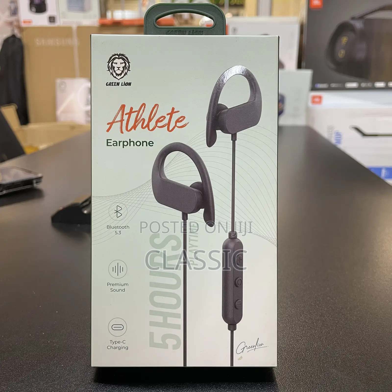 Green Lion Athlete Earphone
