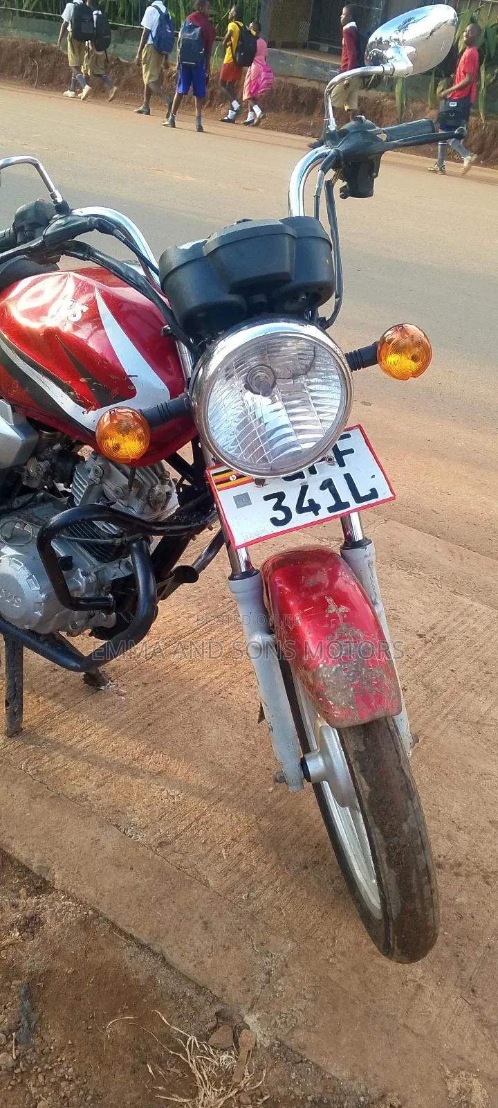 TVS HLX 125 2022 Red