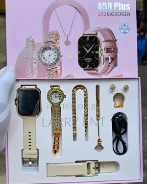 A58 Plus Women’S Smartwatch + Luxury Jewelry Set – Stylish Gift