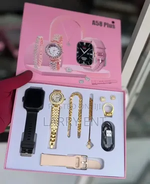 A58 Plus Women’S Smartwatch + Luxury Jewelry Set – Stylish Gift