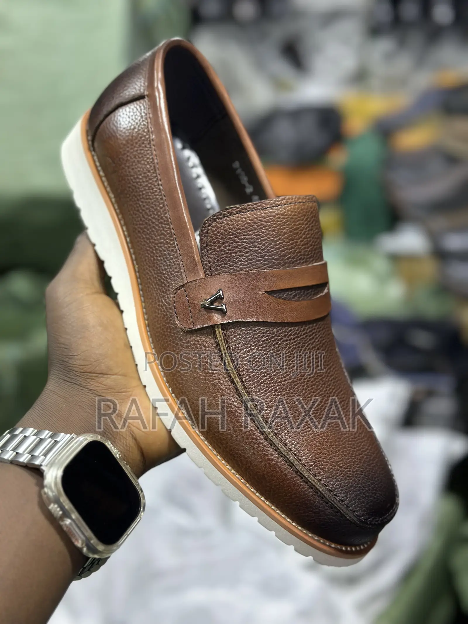 Original Men’S Brown Clarks Smart Casual Loafers