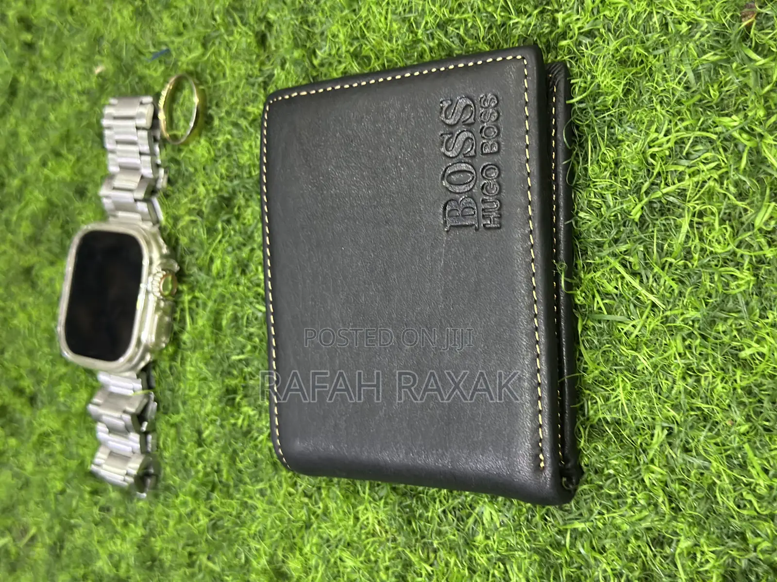 Original Men’S Black Hugo Boss Leather Wallet