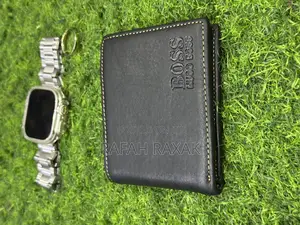 Original Men’S Black Hugo Boss Leather Wallet