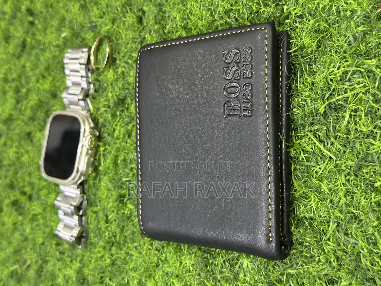 Original Men’S Black Hugo Boss Leather Wallet