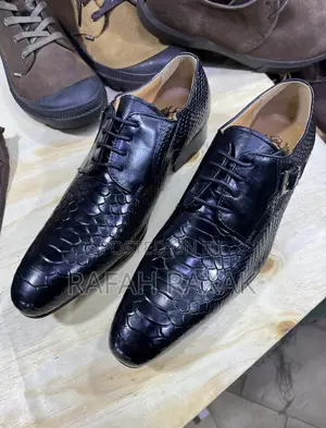 Original Men’S Pasquale Albaino Snake Skin Print Italian Gentle Shoes