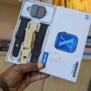 3-in-1 10 Series Smartwatch With 3 Pairs of Straps | Perfect Gift Set