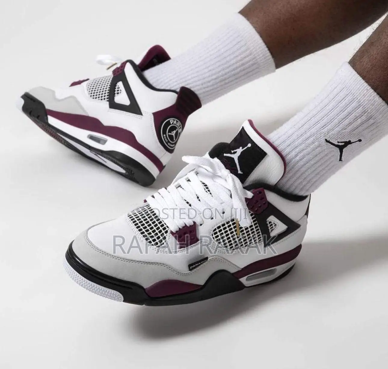 Nike Air Jordan 4 Retro X Paris Saint Germain “Bordeaux” Sneakers