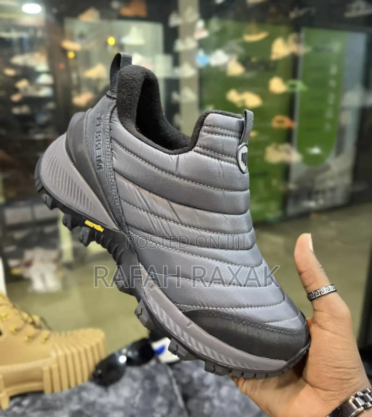 New Classic Men’S Grey Merrell Gore-tex Outdoor Sneakers