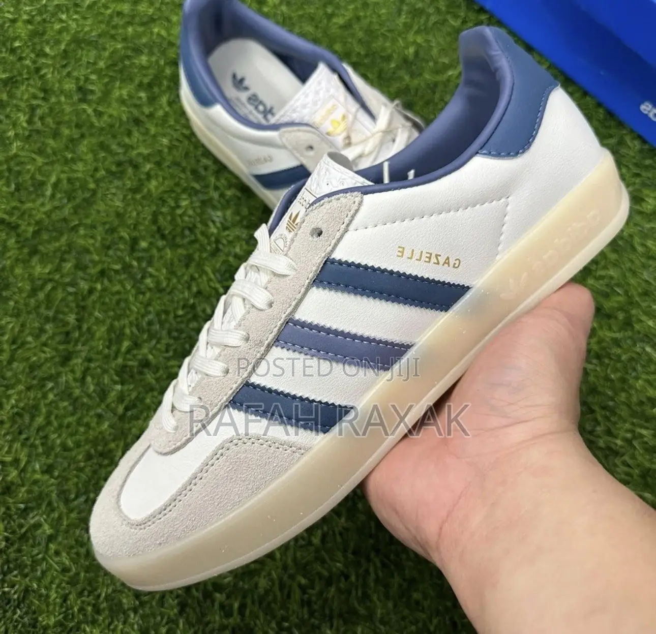 Adidas Gazelle Indoor White Preloved Ink Sneakers