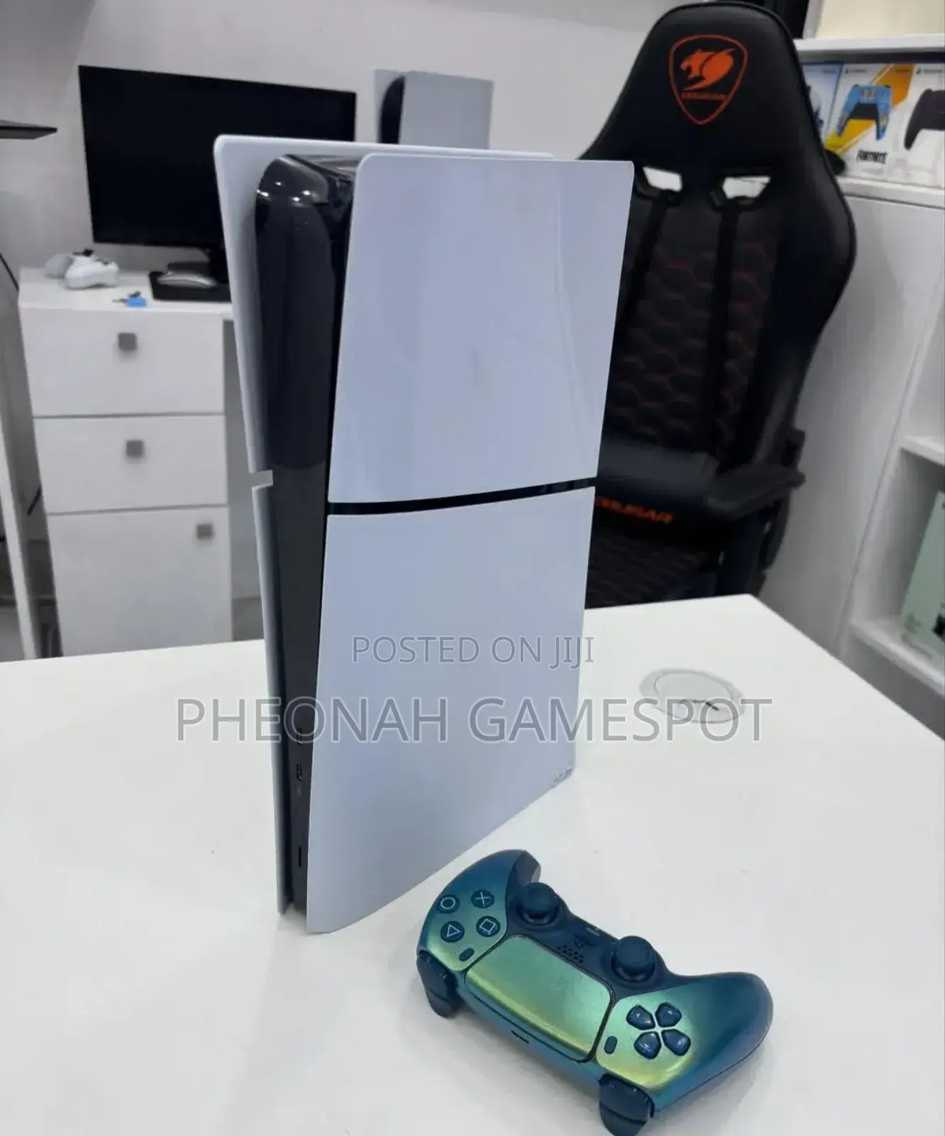 Playstation 5 Slim With 2 Free Games and 2 Free Controllers. Warranty