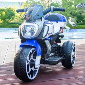 Children's Electric Ride-on Motorcycle With Three Wheels.