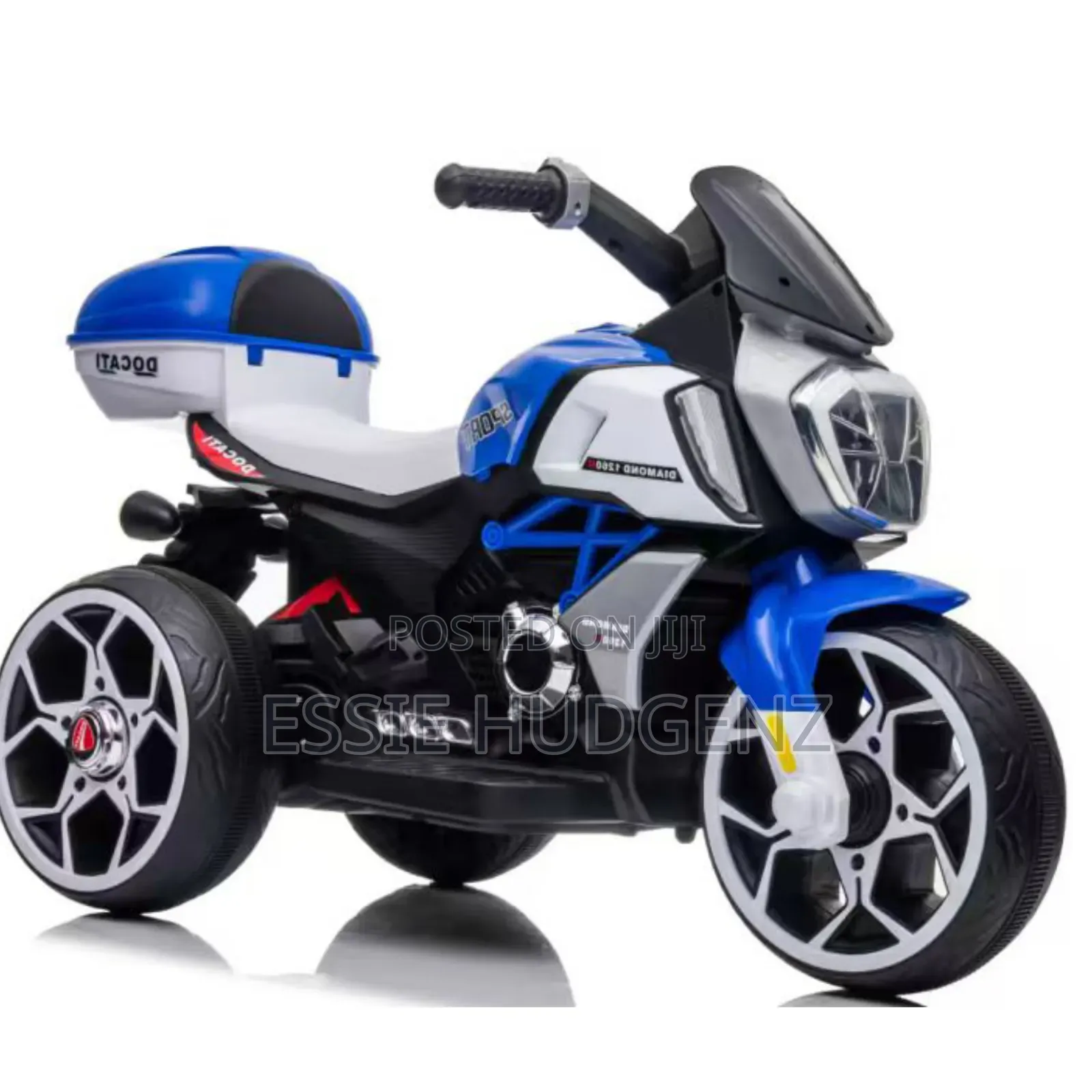 Children's Electric Ride-on Motorcycle With Three Wheels.