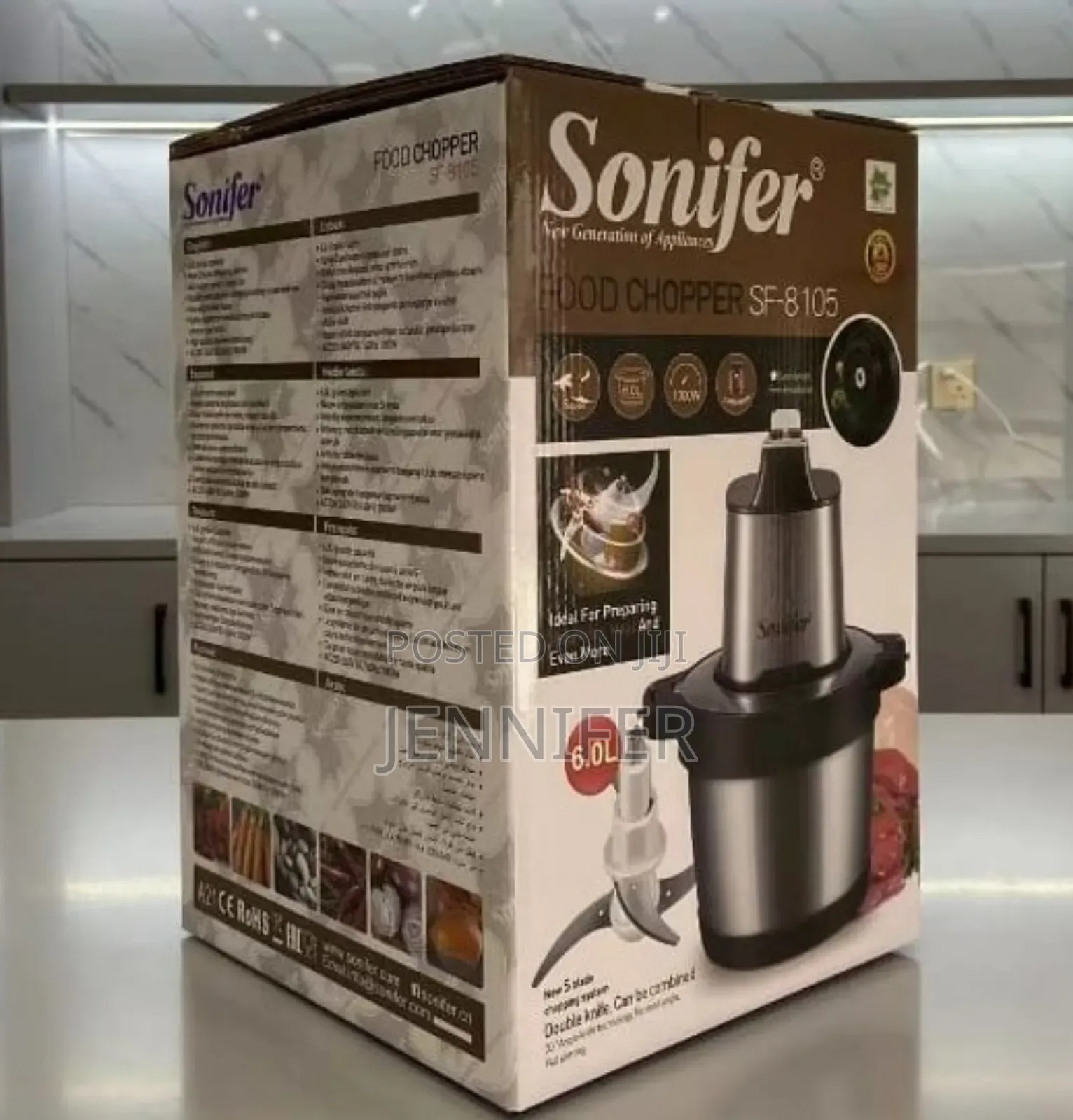 6litres Sonifer Sf-8105 Food Chopper