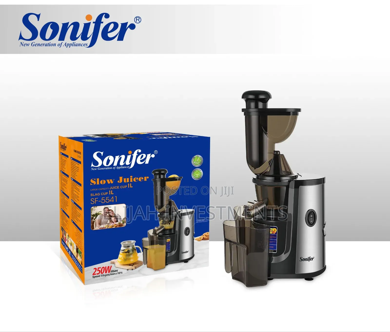 Sonifer Sf-5541 Slow Juicer