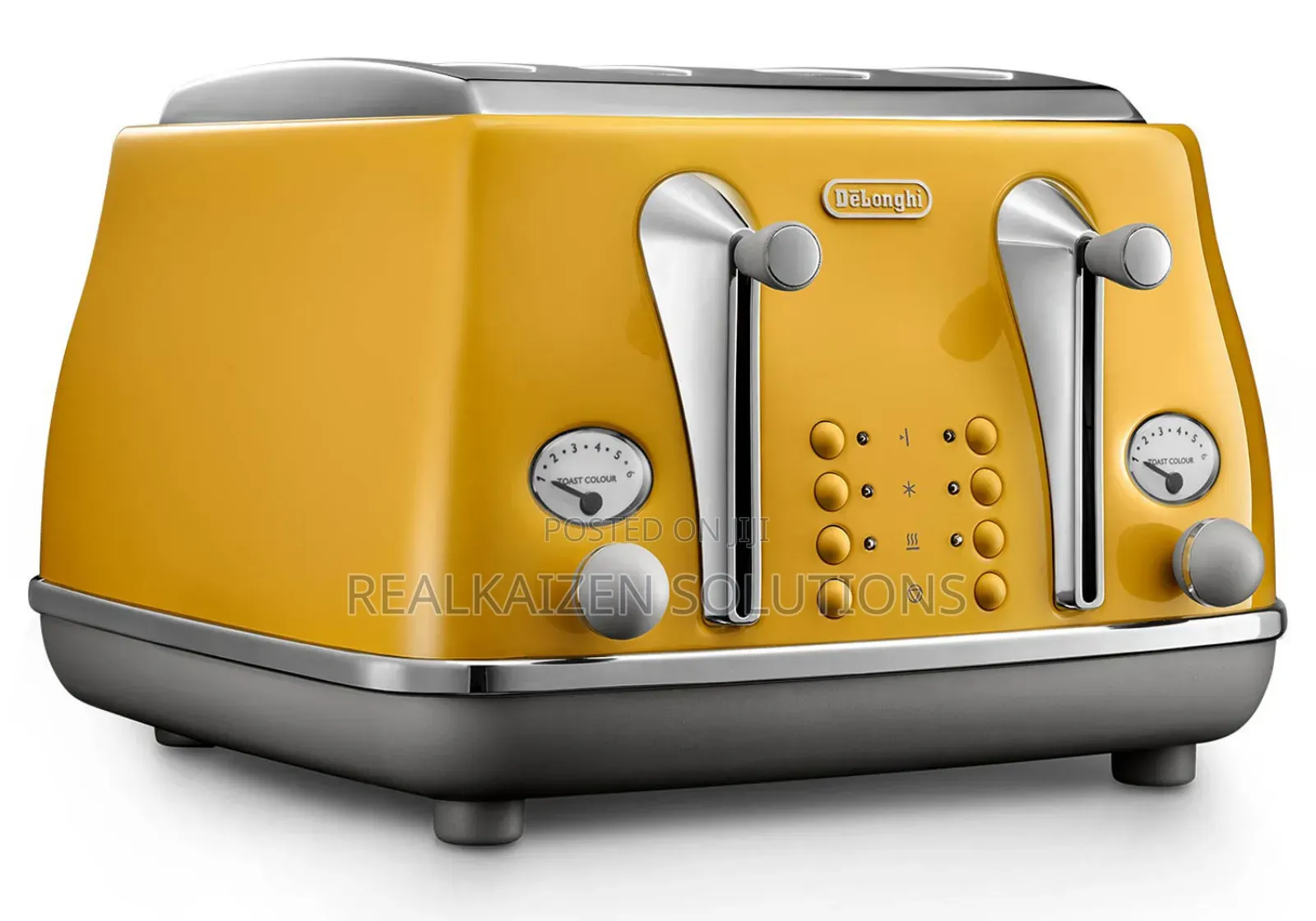Italy Delonghi
New York Yellow Icona Capitals 4-Slice Toaster