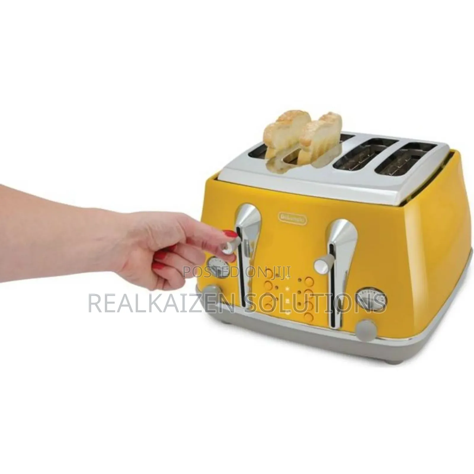 Italy Delonghi
New York Yellow Icona Capitals 4-Slice Toaster