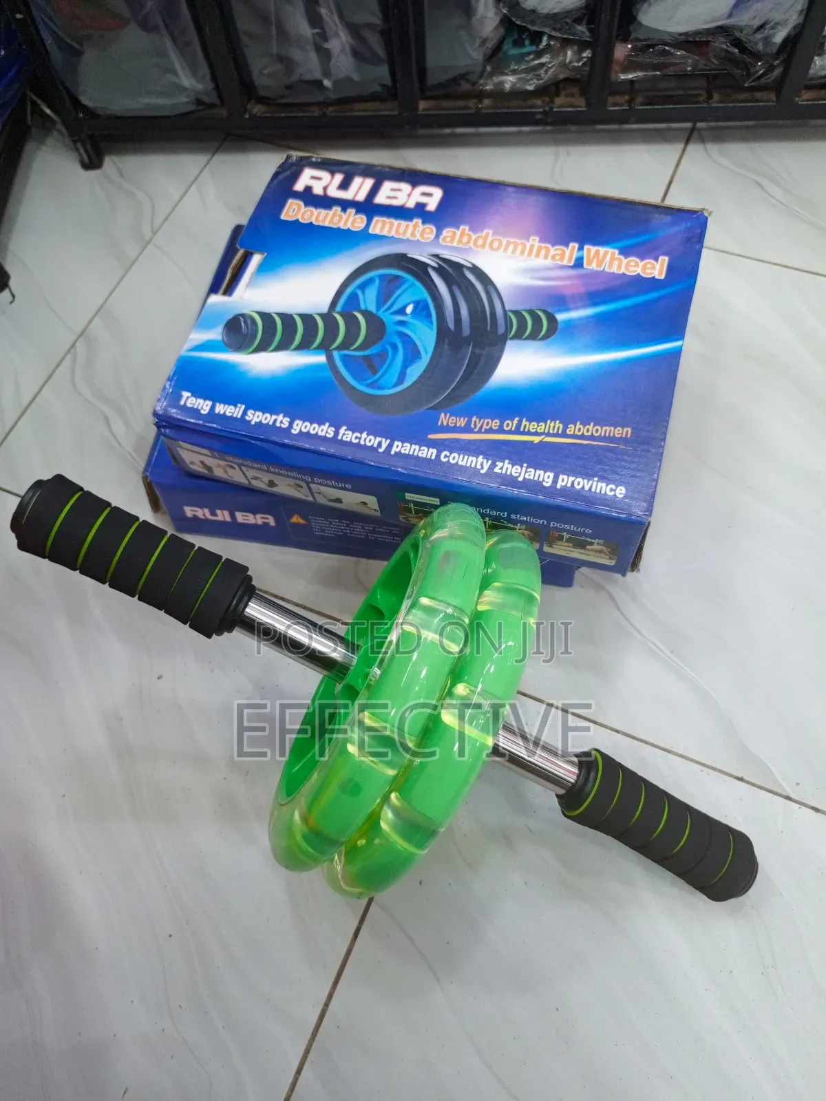 Double Mute Abdominal Wheel